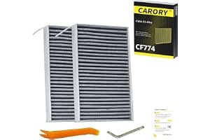 2PCS Cabin Air Filter with Activated Carbon for Tesla Model 3