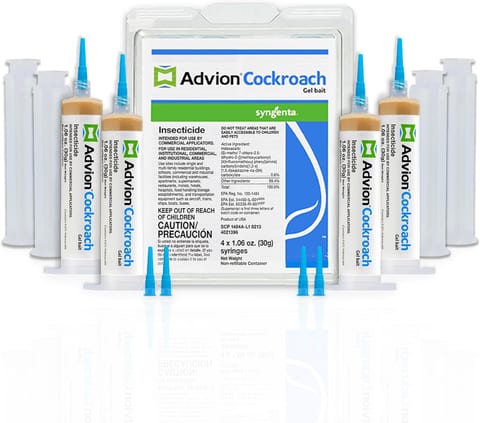 advion 383920 4 Tubes and 4 Plungers Cockroach German Roach Pest