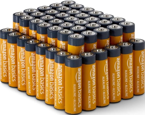 Amazon Basics 48-Pack AA Alkaline High-Performance Batteries, 1.5