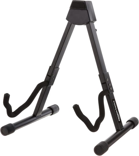 Amazon Basics Portable Adjustable Folding Guitar Stand for Electric