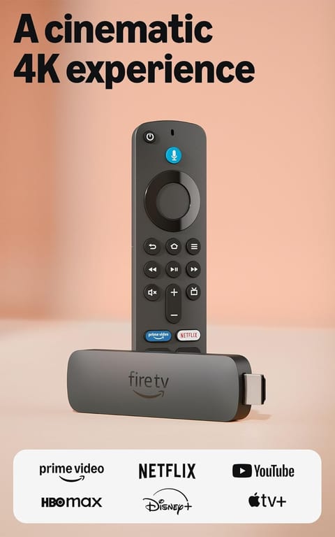Amazon Fire TV Stick 4K Plus (newest model) with AI-powered Fire TV