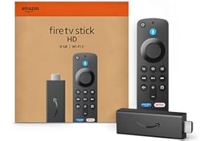 Amazon Fire TV Stick HD, free and live TV, Alexa Voice Remote, smart