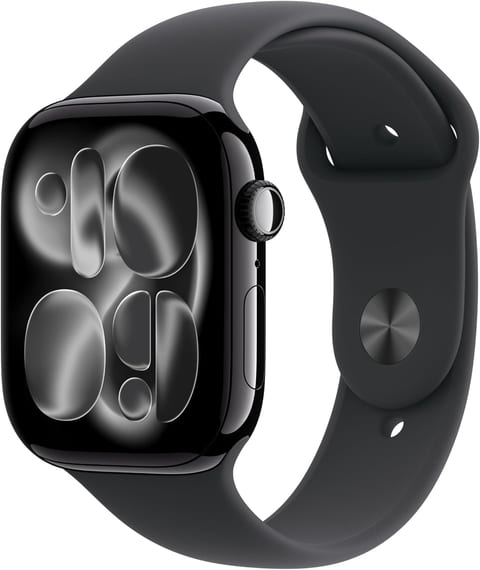 Apple Watch Series 11 [GPS 46mm] Smartwatch with Jet Black Aluminum