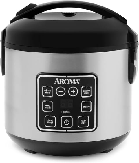 AROMA Digital Rice Cooker, 4-Cup (Uncooked) / 8-Cup (Cooked)
