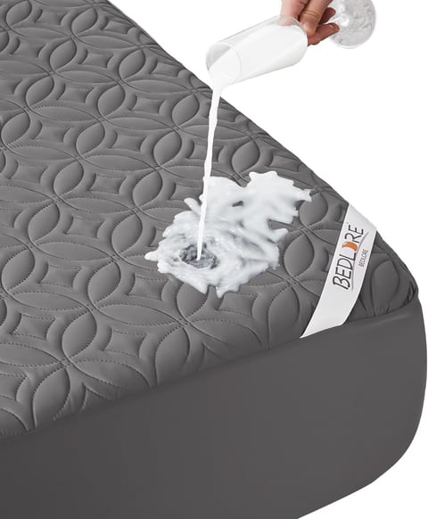 BEDLORE Waterproof Mattress Protector, Queen Size Mattress Pad
