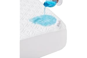 BEDLORE Waterproof Mattress Protector, Queen Size Noiseless Mattress