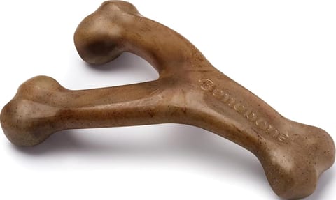 Benebone Wishbone Durable Dog Chew Toy for Aggressive Chewers, Real