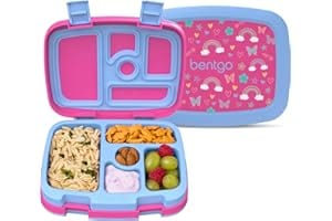 Bentgo Kids Prints Leak-Proof, 5-Compartment Bento-Style Kids Lunch