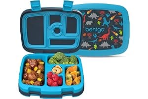 Bentgo Kids Prints Leak-Proof 5-Compartment Bento-Style Kids Lunch Box