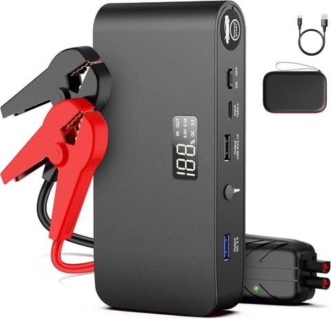 BOOKOO Car Battery Jump Starter 4000A,16000mAh Portable Battery