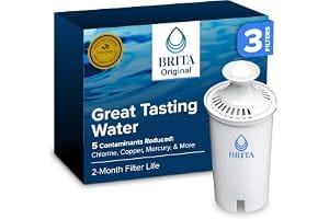Brita Original Replacement Water Filter, Pitchers and Dispensers, 3