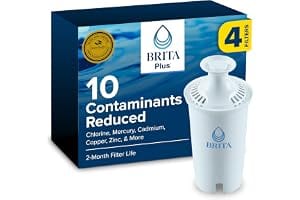 Brita Plus Replacement Water Filter, For Pitchers and Dispensers, 4
