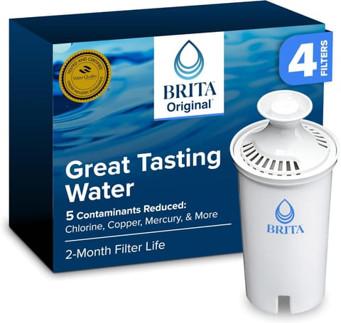 Brita Standard Water Filter for Pitchers and Dispensers, BPA-Free