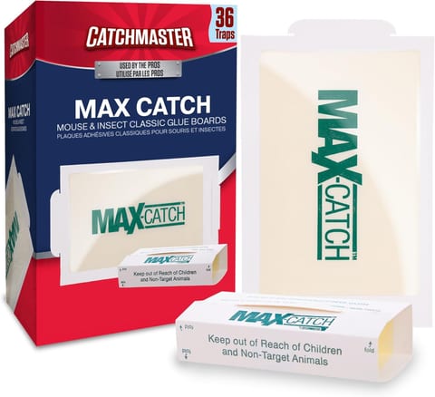 Catchmaster Max-Catch Mouse & Insect Glue Trap 36pk, Mouse Traps