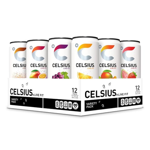 CELSIUS Assorted Flavors Official Variety Pack, Functional Essential