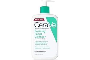 CeraVe Foaming Facial Cleanser, Daily Face Wash for Oily Skin