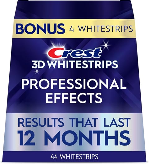 Crest Teeth Whitening Strips, Crest 3D Whitestrips Professional