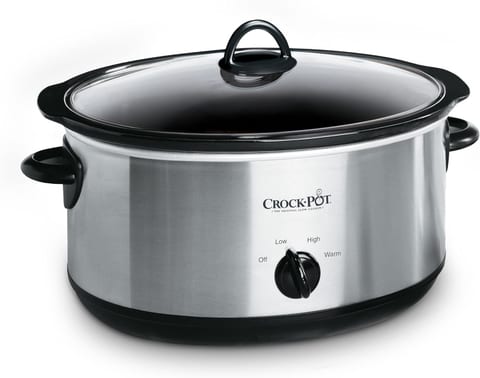 Crock-Pot 7-Quart Manual Slow Cooker, Family Size Serves 8+ People &