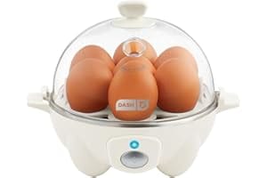 Dash Rapid Egg Cooker, 7 Hard Boiled Eggs, Cream | Electric Egg