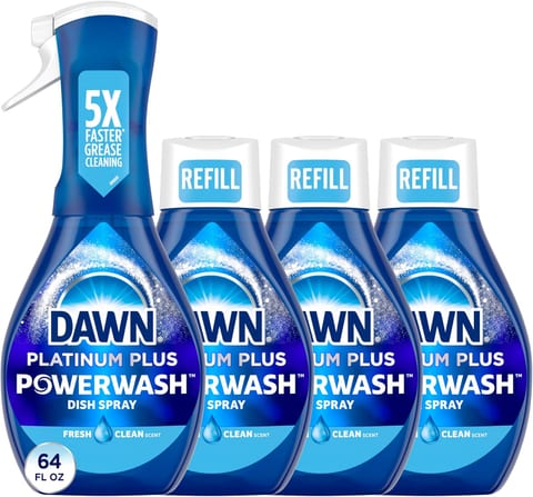 Dawn Powerwash Spray, Dish Soap, Dishwashing Liquid, Fresh, 1 Starter