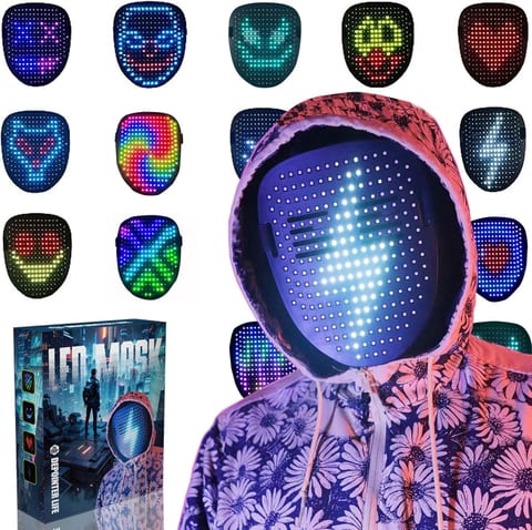 Depointer Life LED Mask Face-Transforming Light up Mask Cool Gifts