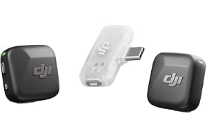 DJI Mic Mini (2 TX + 1 Mobile RX), Ultralight, Active Noise