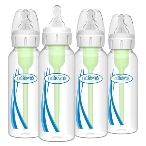 Dr. Brown's Natural Flow Anti-Colic Options+ Narrow Baby Bottle, 8