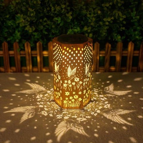 Eandisom Birthday Gifts for Women - Garden Decor Hummingbird Solar