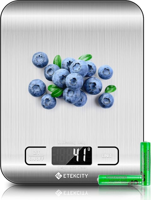 Etekcity Food Kitchen Scale, Digital Grams and Ounces, 11lb | Tare