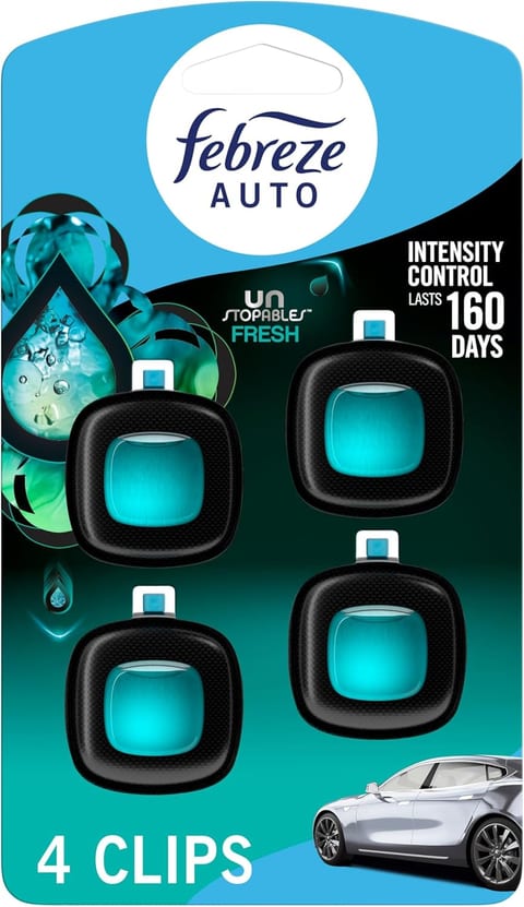 Febreze Car Air Freshener, Odor-Fighting Automotive Vent Clip
