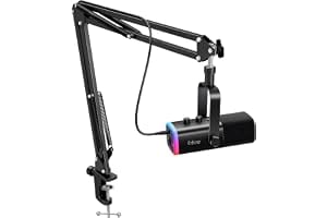 FIFINE AmpliGame AM8T XLR/USB Gaming Microphone Set, Dynamic PC Mic