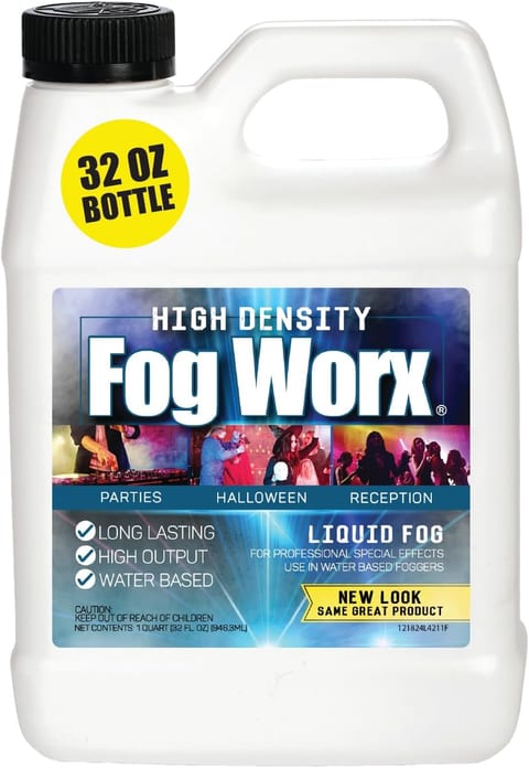 FogWorx Extreme High Density Fog Juice - Quart – 32 Fluid Ounces of