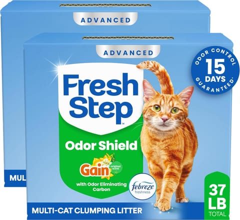 Fresh Step Advanced Odor Shield Light Weight Multi Cat Clumping