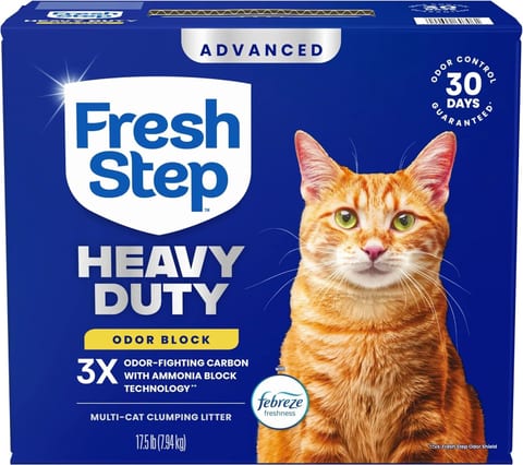 Fresh Step Heavy Duty Odor Block Advanced Multi Cat Clumping Litter