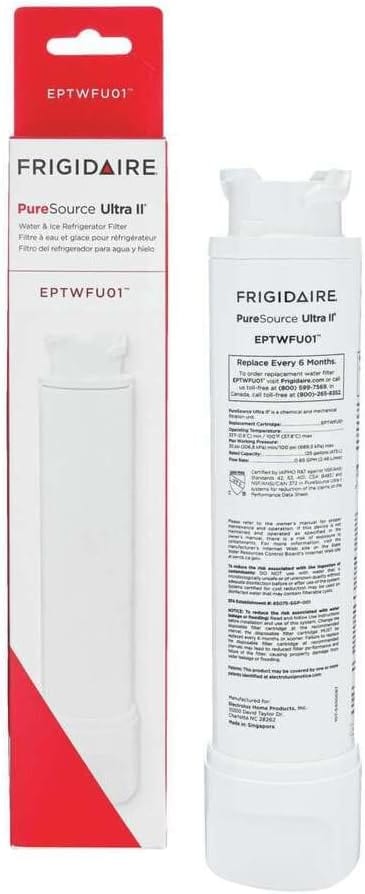 FRIGIDAIRE EPTWFU01 PureSource Ultra II Refrigerator Water Filter, 1