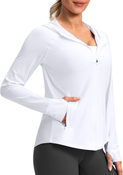 G Gradual Women's UPF 50+ Sun Protection Hoodie Jacket Lightweight