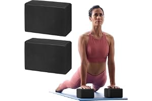 Gaiam Yoga Block - Supportive Latex-Free Eva Foam - Soft Non-Slip