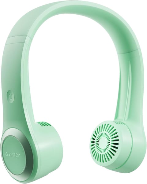 Gaiatop Neck Fan, 3 Speeds Rotate 70° Rechargeable Hands Free