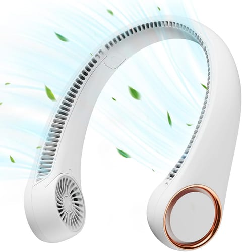 Gaiatop Portable Neck Fan Rechargeable, Hands-Free Cooling, 23.5hrs