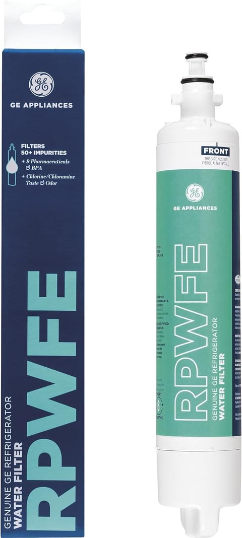 GE RPWFE Refrigerator Water Filter, Genuine Replacement Filter