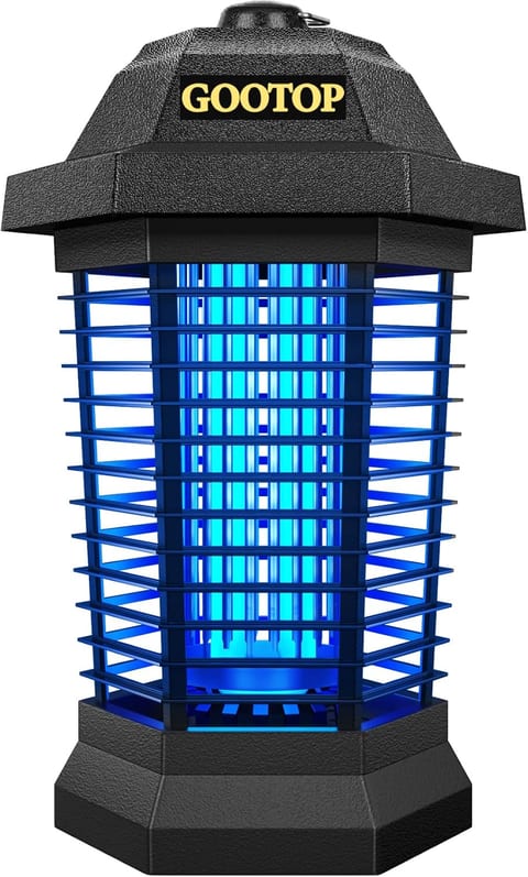 GOOTOP Bug Zapper Outdoor, Mosquito Zapper, 4200V 3 Prong Plug in