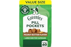 Greenies Pill Pockets for Dogs Large Size, Dog Treat Pouch for