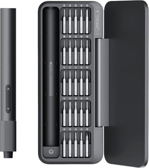 HOTO 25-in-1 Mini Electric Screwdriver, Precision Screwdriver Set