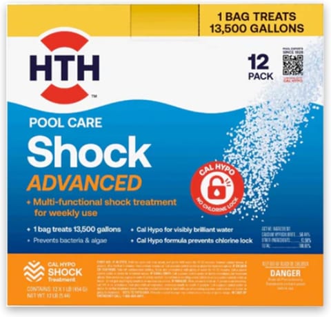 HTH 52037R Pool Care Shock Advanced, Swimming Pool Chemical - Cal