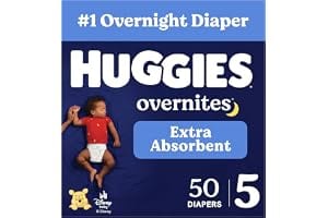 Huggies Overnites Diapers Size 5, 50 Count