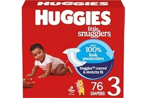 Huggies Size 3 Diapers, Little Snugglers Baby Diapers, Size 3 (16-28