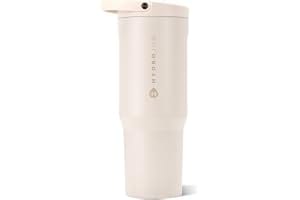 HydroJug Sport 32 oz Insulated Stainless Steel Water Bottle, Cream