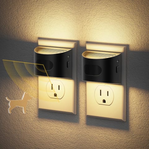 JandCase Motion Sensor Night Light, Night Lights Plug into Wall, Dusk