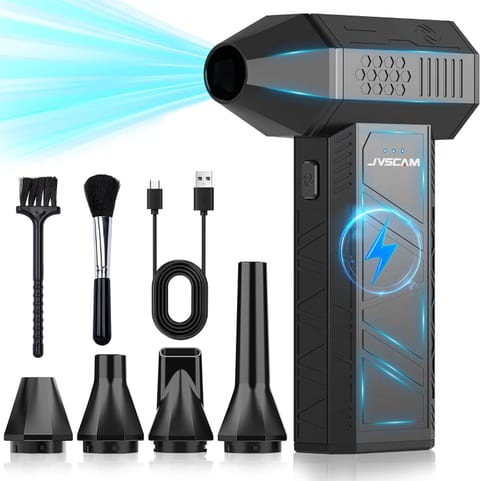 JVSCAM X3 Compressed Air Duster - Electric Air Duster with Brushless