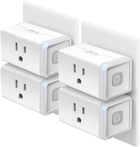 Kasa Smart Plug HS103P4 4-Pack